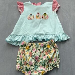 Pumpkin bloomer set